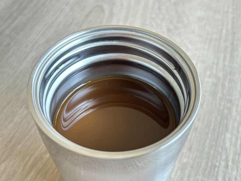スタンレー 缶コーヒー1本分を入れたところ