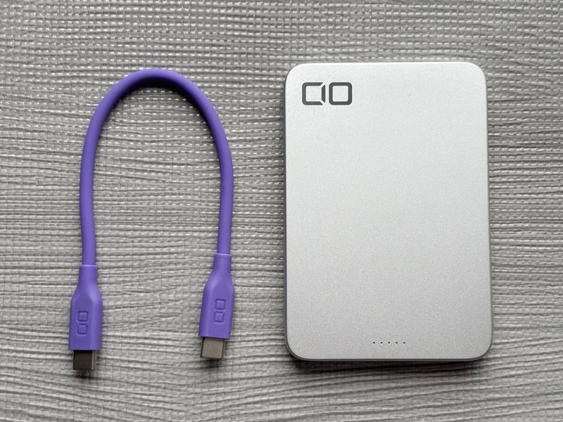 CIO シリコンケーブル USB-C to USB-C 15cm 柔らかく絡まない短尺ケーブル