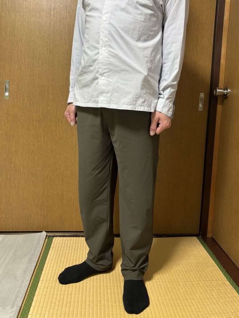 ユニクロ ウルトラストレッチパンツ 着用イメージ ULシャツ