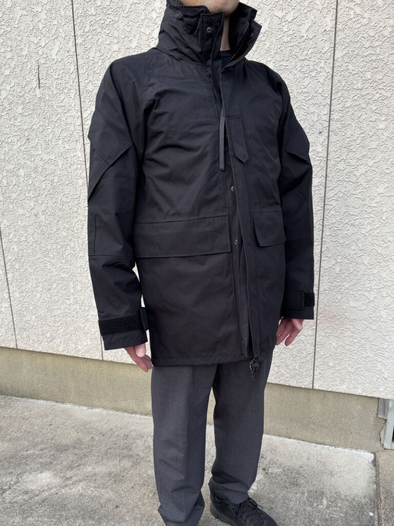 ECWCSパーカー Sサイズ 着用イメージ（身長162cm）