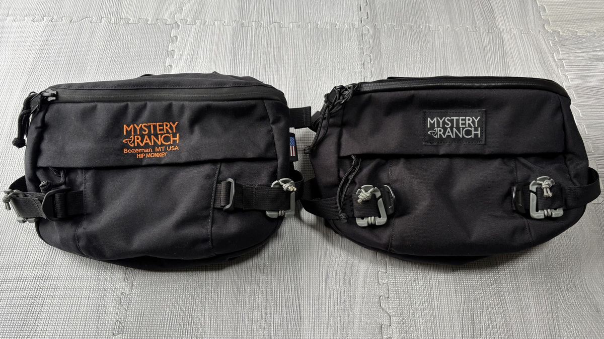 USA製ヒップモンキー（2023年モデル）とヒップモンキー2の正面比較