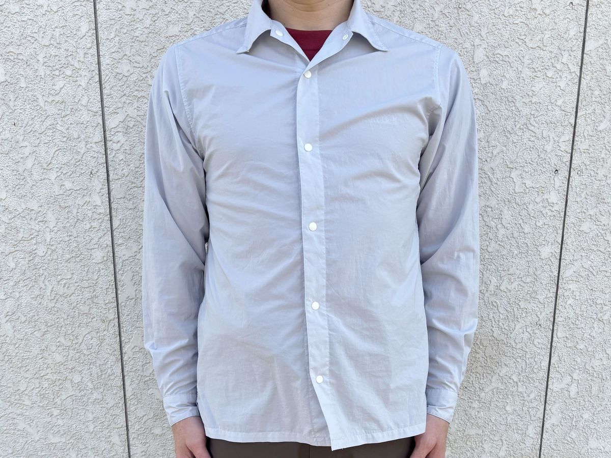 山と道 UL Shirt 着用イメージ（Sサイズ）