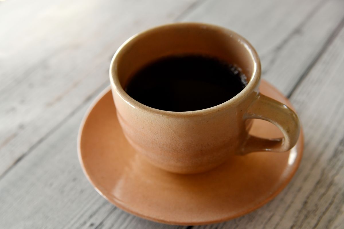 カップに注がれたインスタントコーヒー